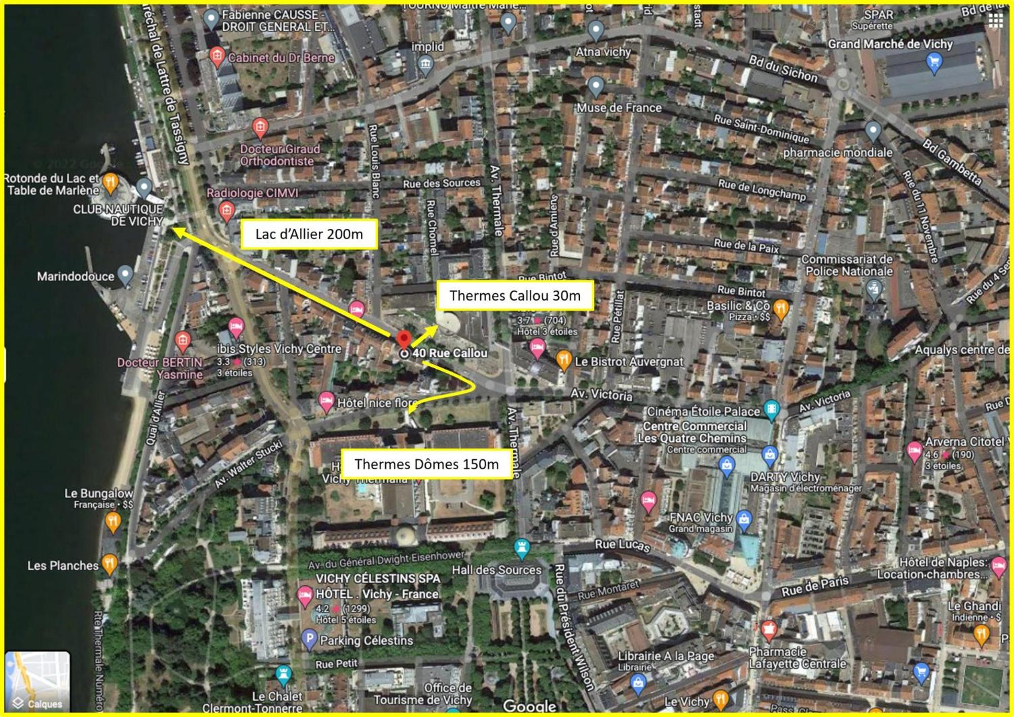 Residence Bains Callou Situee Face Aux Thermes Vichy Bagian luar foto